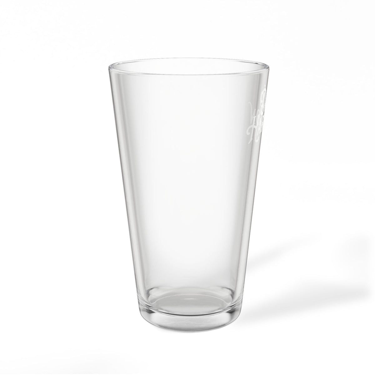 Engraved 16oz Pint Glass