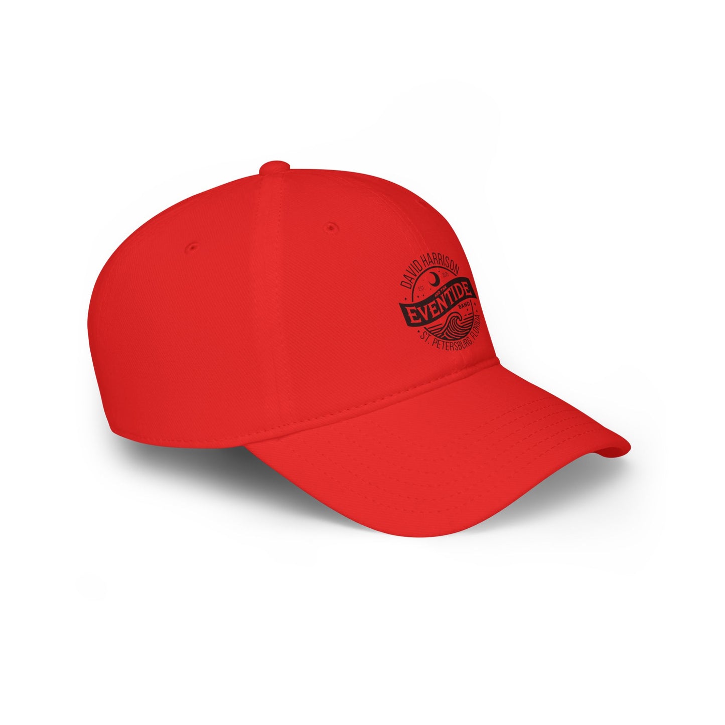 David Harrison & The Eventide Band | Official Logo | Low Profile Baseball Cap | Red