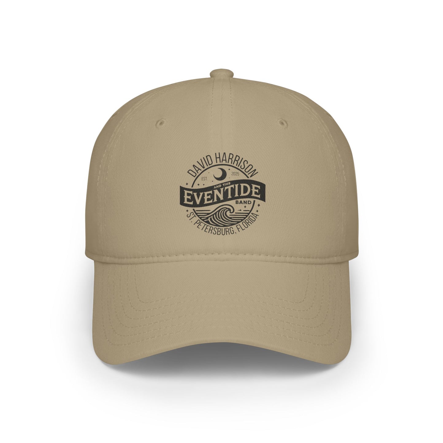 David Harrison & The Eventide Band | Official Logo | Low Profile Baseball Cap | Khaki