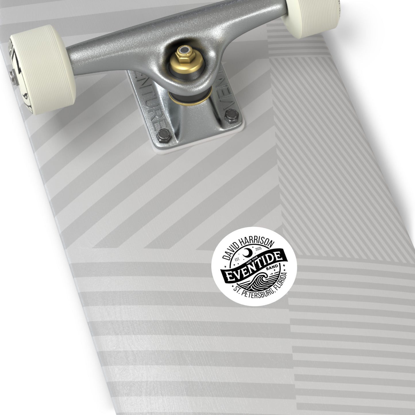 David Harrison & The Eventide Band |Official Logo | Stickers | Black & White