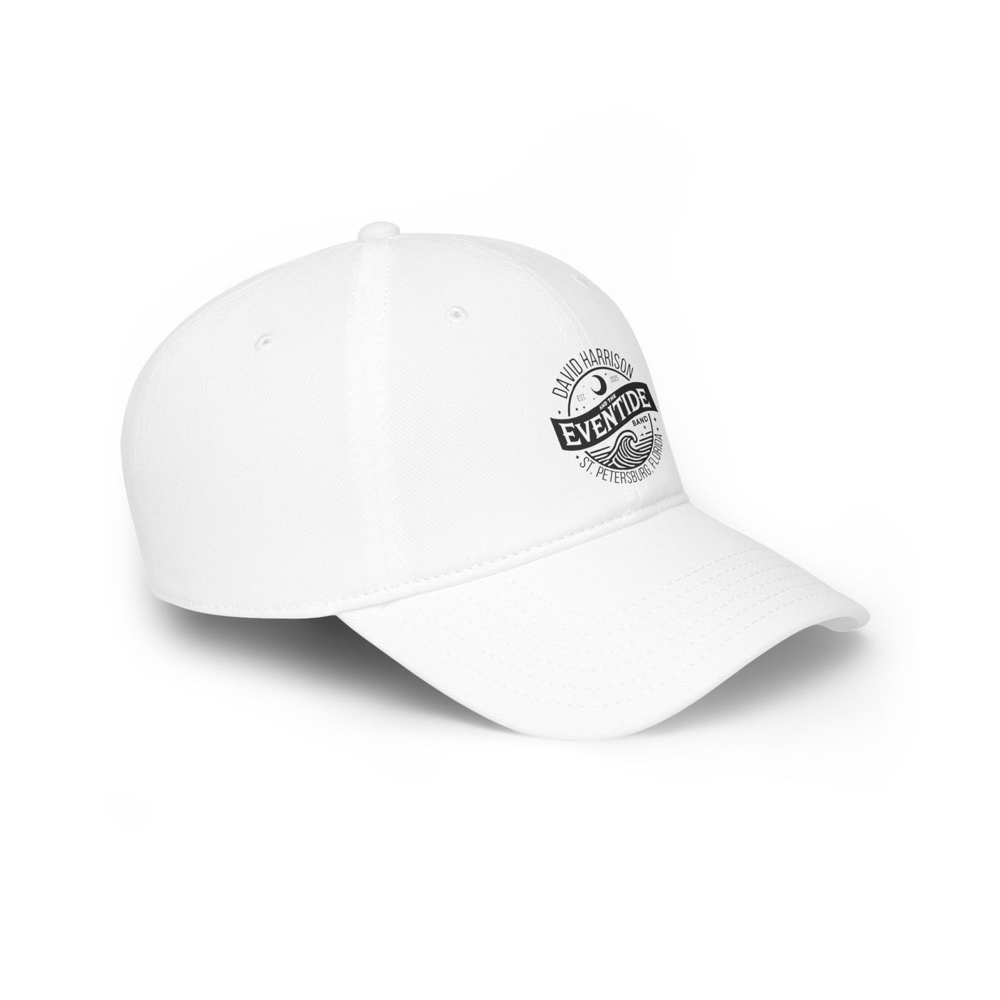 David Harrison & The Eventide Band | Official Logo | Low Profile Baseball Cap | White