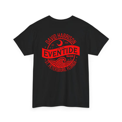 David Harrison & The Eventide Band | Official Logo | T-Shirt | Black with Red Back Print