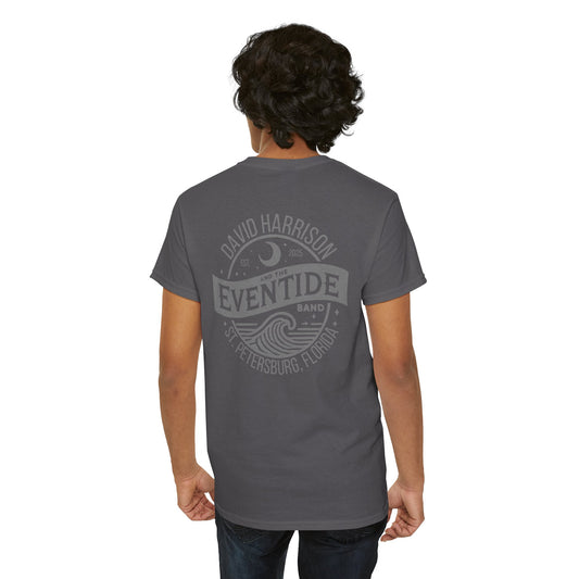 David Harrison & The Eventide Band | Official Logo | T-Shirt | Charcoal with Grey Back Print