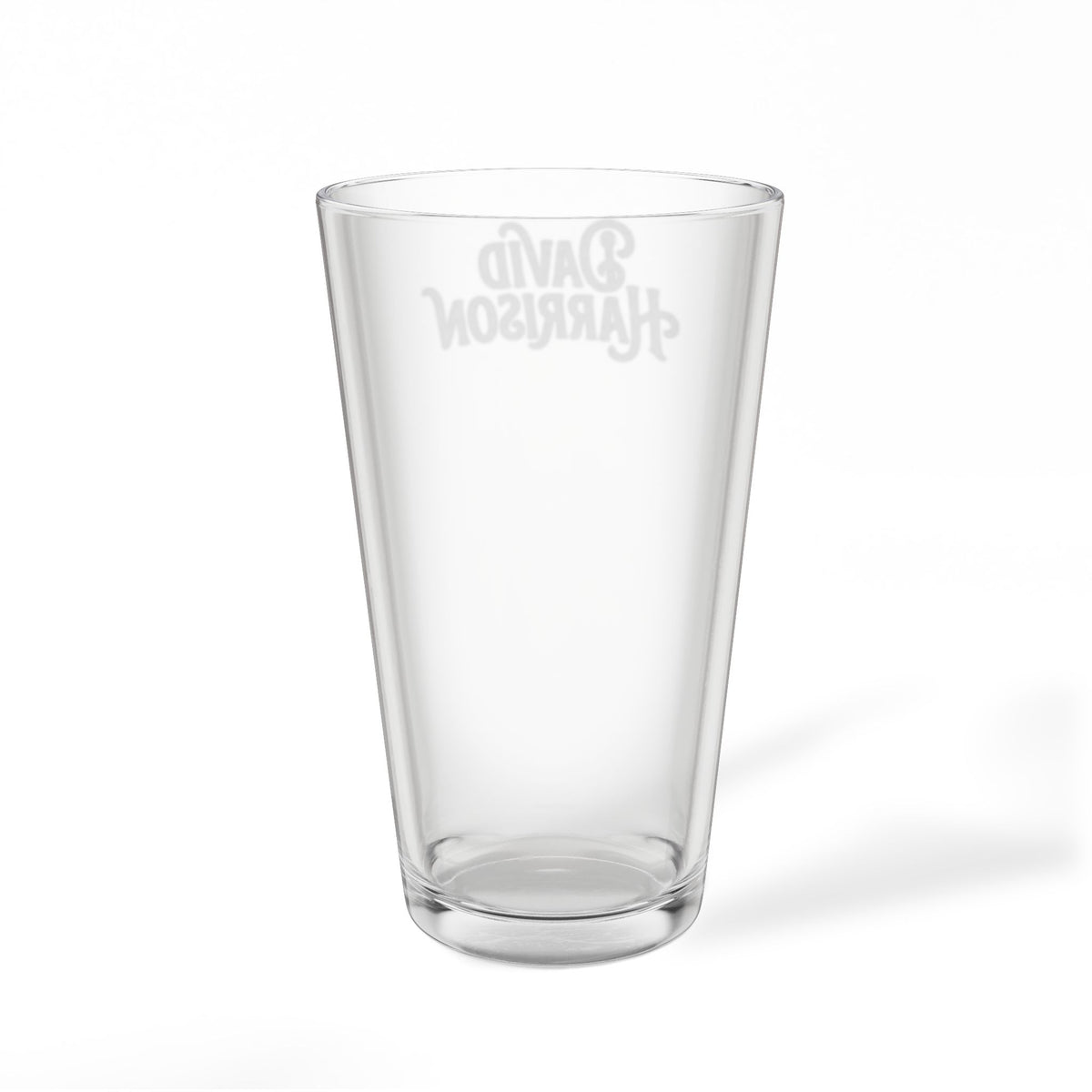 Engraved 16oz Pint Glass