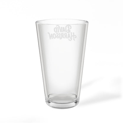 Engraved 16oz Pint Glass