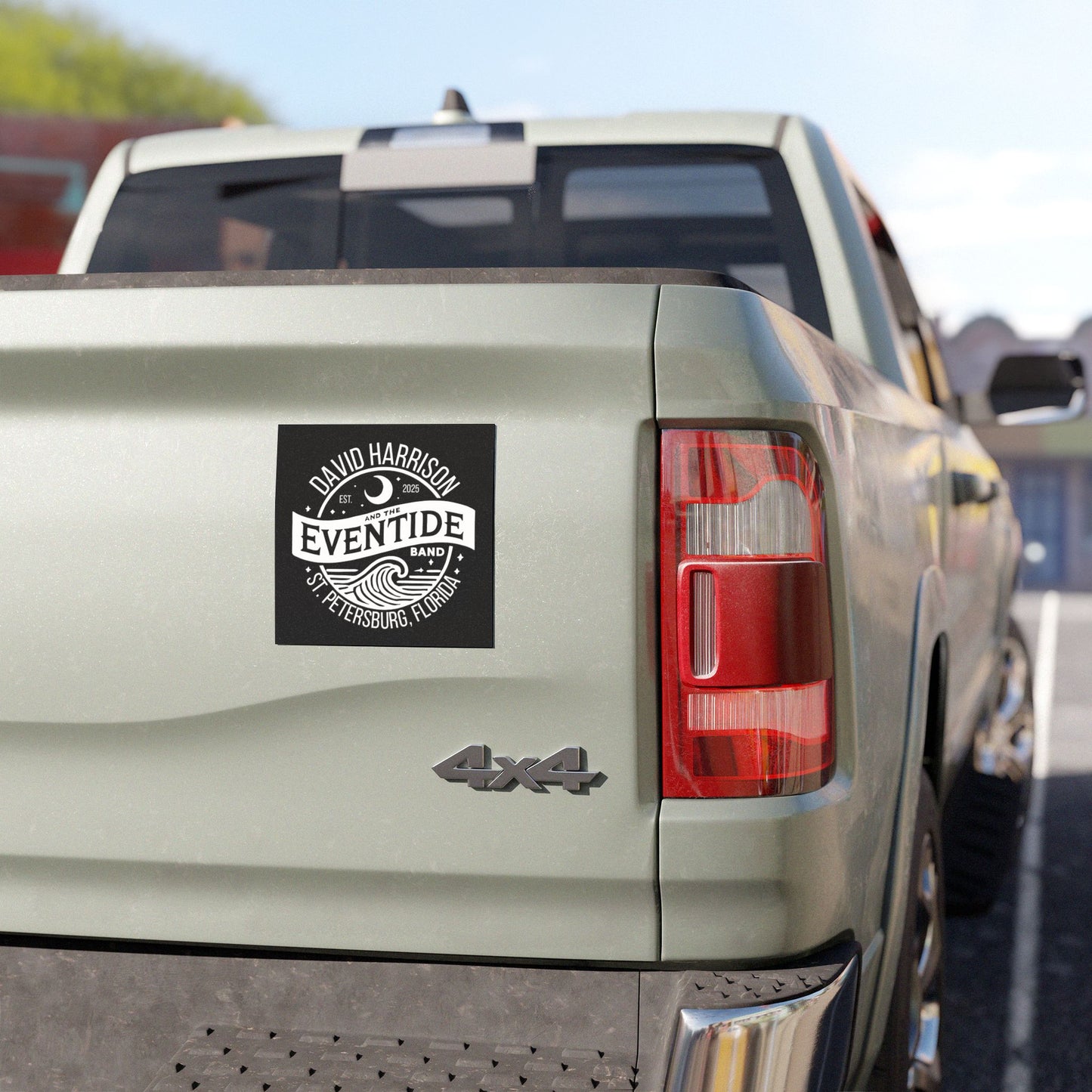 David Harrison & The Eventide Band  | Official Logo | Magnet / Car Magnet | White & Black