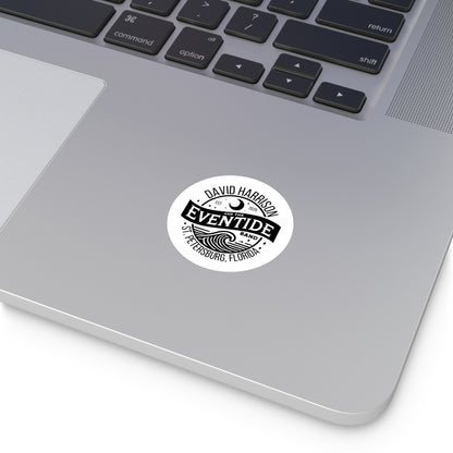 David Harrison & The Eventide Band  |Official Logo | Stickers | Black & White