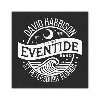 David Harrison & The Eventide Band  | Official Logo | Magnet / Car Magnet | White & Black