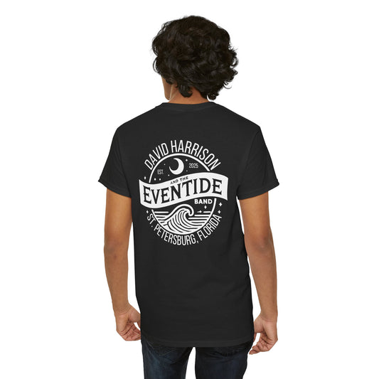 David Harrison & The Eventide Band | Official Logo | T-Shirt | Black with White Back Print