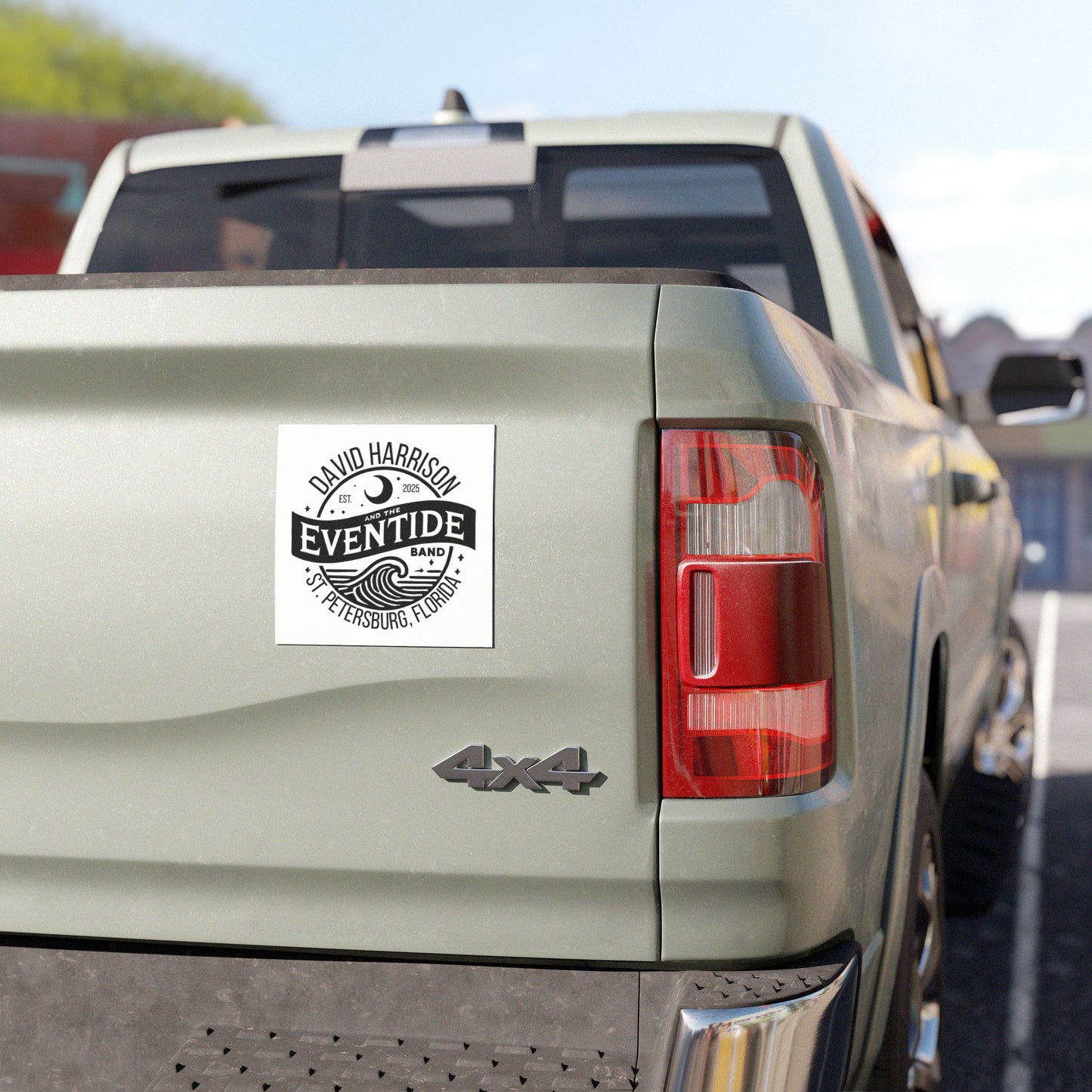 David Harrison & The Eventide Band  | Official Logo | Magnet / Car Magnet | Black & White