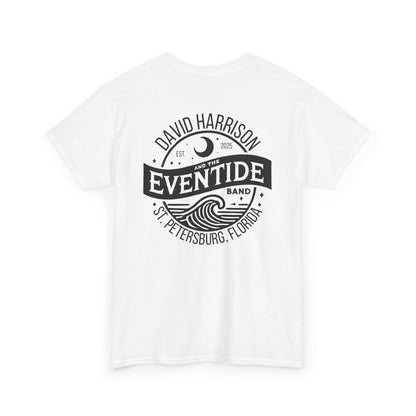 David Harrison & The Eventide Band | Official Logo | T-Shirt | White with Black Back Print