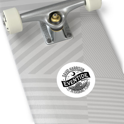 David Harrison & The Eventide Band  |Official Logo | Stickers | Black & White