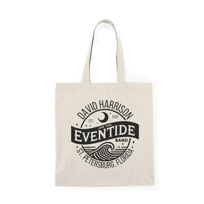 David Harrison & The Eventide Band  | Official Logo | Eco Tote Bag | Natural with Double Sided Print